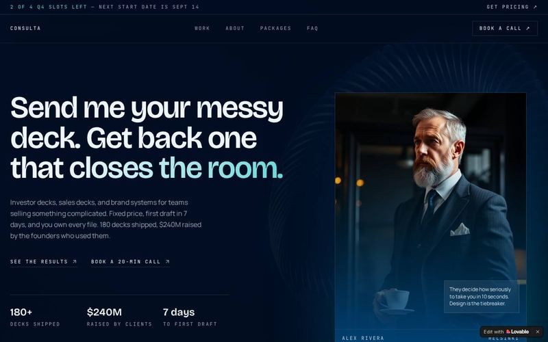 Consulting Firm template preview